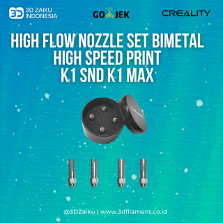 Creality K1 and K1 MAX High Flow Nozzle Set Bimetal High Speed Print